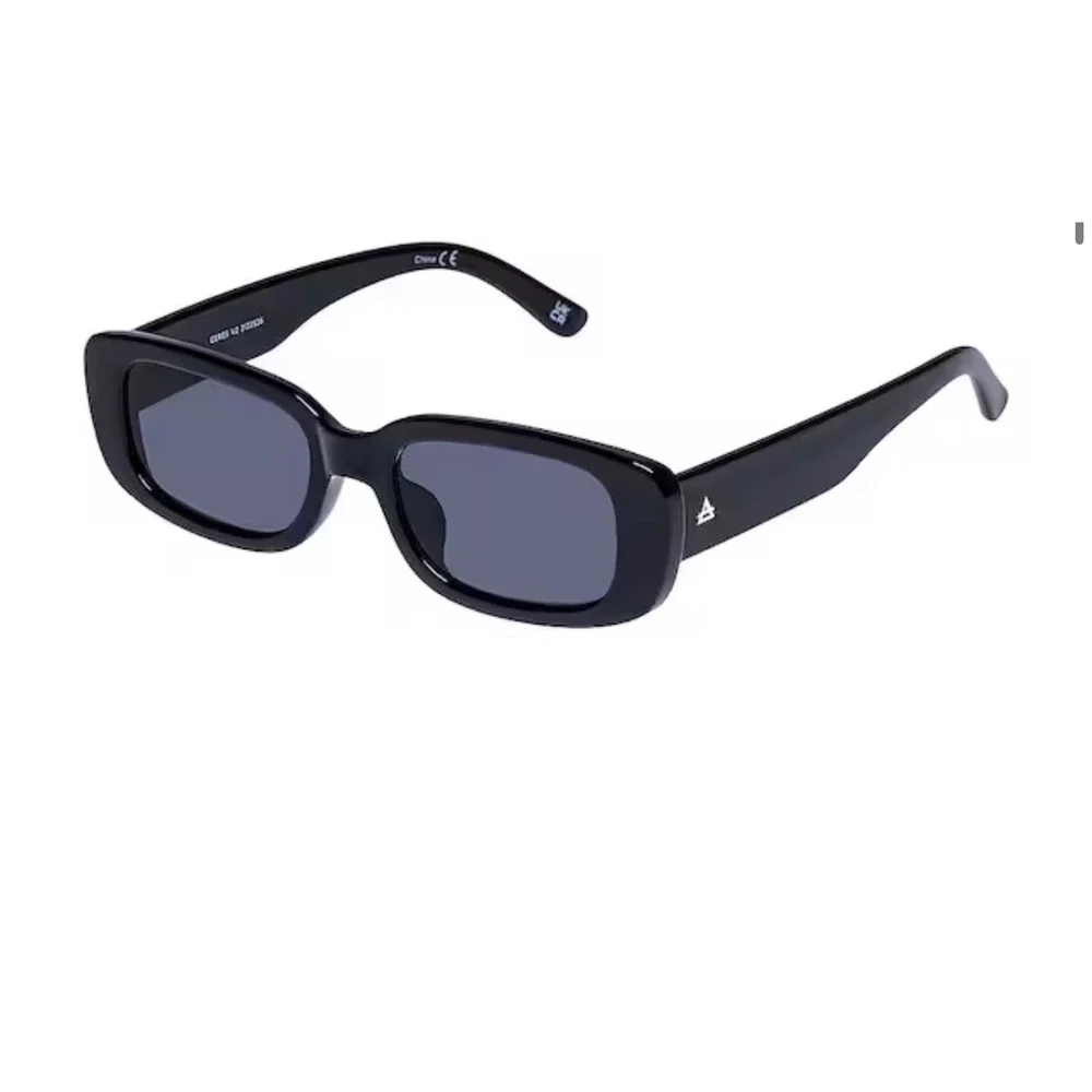 AIRE Ceres V2 Black Rectangle Sunglasses Smoke Mono Lens AIR2122526 S